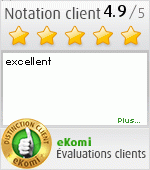 Voir les évaluations clients via eKomi